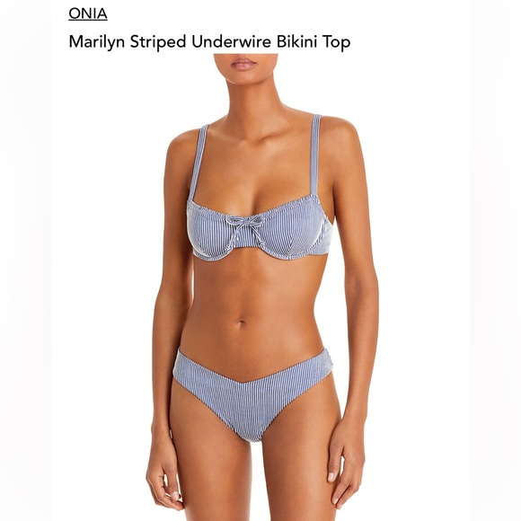 Onia Marilyn Striped Bikini - Picture 4 of 6